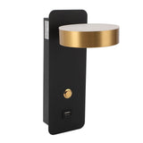 LED Bedside Wall Lamp 3 Color Temperature Rotatable Adjustable Metal Reading Light with USB Charging V1294-YM0901-3119240119711