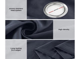 Artiss 2X Blockout Curtains Eyelet 240x230cm Charcoal BC-MATT-240X230-CH