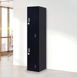 2-Door Vertical Locker for Office Gym Shed School Home Storage V63-832481