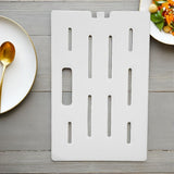 Plastic Ice Box White Reusable Instant Freeze for Outdoor Storage V1369-AZ3-W-11005