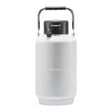VEVOR Liquid Nitrogen Tank, 3 L Aluminum Alloy Liquid Nitrogen Container, LN2 Tank Dewar with 6 V952-CZXYDG3L0000R0BDWV0