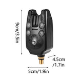 2PCS Fishing Bite Alarm with Indicator LEDs Light Fishing Alarm for Line Pole Fish Lure V1192-AZ-W-30785
