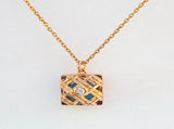 Gift Box - Chest Rose Gold Aroma Necklace Purify Oil Blend V760-GBAJ - 43