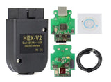 VCDS HEX-V2 OBD2 Diagnostic Cable for VW Audi Skoda Seat VAG Cars, USB Interface Scanner with VCDS V1188-TSFD-3367-1