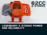 MTM Replacement Engine for Pole Tool Chainsaw Brushcutter Multi 62CC V219-PLTENGMTMA07X