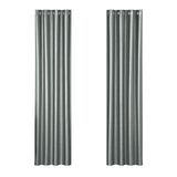 Artiss 2X Blockout Curtains Eyelet 140x230cm Grey Shine BC-SHINE-140X230-GY