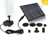Circle Solar Fountain Pump with 6 Nozzles Water Feature V1263-JX-5563