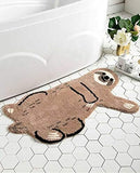 Cute Soft Small Sloth Shaped Mat for Bathroom,Showroom Bathmat,Non-Slip Baths,Play Carpet Area V1188-CYX-LHJ-1469
