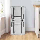 VEVOR Stainless Steel Kitchen Bench Folding Commercial Prep Table 1220x610 mm V952-CFGZT24X48YC00001V0