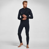 Men's 3mm Full Wetsuit for Surfing Diving & Cold Water Swimming Front-Zip Neoprene Suit with UV V1107-CS-NSQSFH-XXXL