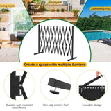Retractable Aluminium Garden Gate Pet Fence Durable Indoor Outdoor V178-66922