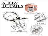 24 Pcs Thank You Gifts Keychain Appreciation Women Inspirational for Coworker Employee Farewell V1192-AZ-W-23046