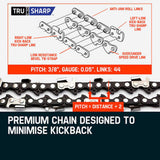 MTM 62CC Pole Chainsaw Saw Petrol Chain Tree Pruner Extended Extension Cutter V219-PLTL11MTMA1C0