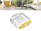 Toy Storage Stool Multipurpose Innovative Round Shape Transparent Storage Stool for Home Living Room V1294-YM0710-3117230244711