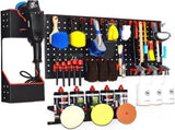 Spray Bottle Storage Rack, Wall-Mounted Spray Bottle Rack Holder, Garage Organizer Hanging Rail Car V1259-DP01-A-3857