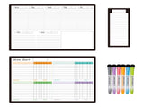 Back to College Yxwen Refrigerator Daily Calendar Whiteboard for Fridge Meal Planner White V1189-LWWAL-20260325-02110