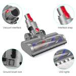 Turbo Brush Roller Head Electric Floor Carpet Head LED For Dyson V7 V8 V10 V11 V15 V201-DSY0001GY8AU