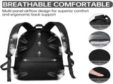Large Travel Laptop Backpack, Business Anti Theft Slim Sturdy 18 Inch Laptops Waterproof Bag with V1369-AZ3-W-11545
