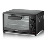 Compact 7L Countertop Electric Oven with Adjustable Temperature and Timer, Metal Housing, Visible V1341-ZY-VS82TKM8-BLACK