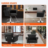 VEVOR Salon Chair, Barber Chair for Hair Stylist, Styling Chair with Heavy Duty Hydraulic Pump, 360&deg; V952-SLYZ3037485Y9L3ETV0