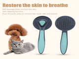 Cat Dog Grooming Brush,Pet Grooming Tool,Removes Loose Hair & Tangles,Skin Friendly & Promote V1369-AZ3-W-05176