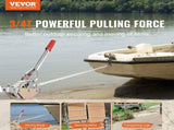 Rope Puller, 3/4 Ton Pulling Capacity, with 30.48 m of 15 mm dia. Rope, 2 Hook, Come Along Winch, V952-DLSJXQ34T100P5QJIV0