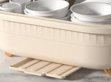 Dish Drying Box Multifunctional Space Saving Dish Drainer with Lid Cover for Kitchen Accessories V1294-YM0706-3118230174015