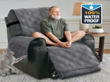 100% Waterproof Recliner Chair Cover Nonslip Stay in Place Electric Power Lift Slipcovers Fitted V1259-DP01-A-4442