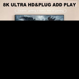 128GB 2025 NEW 8K HDMI Video Game Stick Console 55000 2 Wireless Controller V201-GAME0256BL8AU