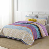 Quirky Quilted coverlet and pillowcovers set Add Personality to Your Space - Queen size V745-MAC080493Q13U