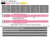 Size S Pink Professional Weightlifting Belt with Sponge Padding for Deep Squat Deadlift - Men V888-ELOSUNG17265