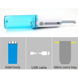 Portable Electric Electric , Including USB Charger, Hand-Held Bathtub Sprayer for Personal Hygiene, V1366-AZ2-W-04189