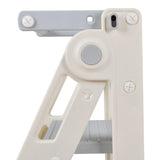 Foldable Kids Step Stool Kitchen Helper Tower in Grey, Adjustable Height, 55x55x79cm V178-59298