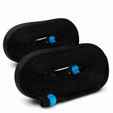 2 PCS Garden Hose for Drip Irrigation System,Soaker Hose 100ft , Drip Hose for Garden Save V1366-AZ2-W-14528
