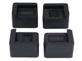 4pcs Bed Corner Fixed Casters Increasing Height 2200 Lb Load Bearing Plastic Furniture Leg V1294-YM0715-3117220134711