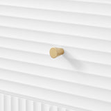 Lisa Wavy Fluted Bedside Table in White V369-601075-WHITE