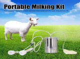 2L Goat Milking Machine, Large Capacity Manual Milking Machine Effort Saving Goat Milker Adjustable V1188-WTJ-QDH-01279