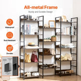 VEVOR Metal Bookshelf Rustic Bookshelf 14-Tier for Living room Bedroom & Office V952-JSSJZFXJSM14F3DI3V0