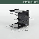 Movable Coffee Table Sofa Side End Table Bedside Modern Furniture V488-FCTVT-BK