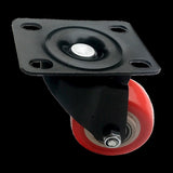 8 x 2" Polyurethane Castor Wheels - Swivel and 4 with brake V63-824101