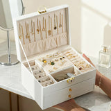 Dark green Multi - layer Jewelry Box Velvet Lining, Three - layer Zoning, Double - drawer V1232-SSSNH002