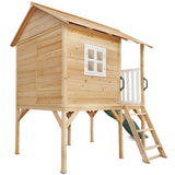 Lifespan Kids Archie Elevated Cubby House with Green Slide V420-LKCH-ARCHIE-EL