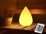 Rechargeable LED Sauna Lamp Wireless Dimmable with Remote Control 16 RGB Colors IP54 Waterproof V1188-ZXY-117-0065