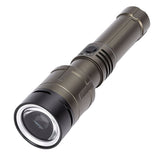 LED Flashlight 1500LM Super Bright 5 Modes Adjustable Focus USB C Rechargeable Flashlight with Lens V1294-YM0901-3119250088511
