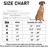 Premium Genuine Leather Dog Collar/Durable Real Leather Adjustable Collars For Male Female V1188-MS-227-1674
