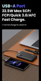 UGREEN 25742 10000mAh Two-way Fast Charging Power Bank Black V28-ACBUGN25742