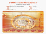 Food Dehydrator Machine, 8 Stainless Steel Trays, 400W Electric Food Dryer with Adjustable V952-SGHGJ400W8CTHLWETV3
