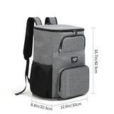 Insulated Cooler Backpack - Portable Outdoor Picnic and Beverage Bag with Bottle Opener V888-ELOSUNG10794