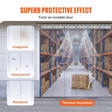 VEVOR Strip 213.4 cm Height x 97 cm Width, 2 mm Thickness, 6PCS Clear PVC Strip Door V952-PZMLPZGHMPTLGNERCV0