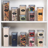 28-Piece Airtight Kitchen Pantry Storage Containers with Lids V178-66813